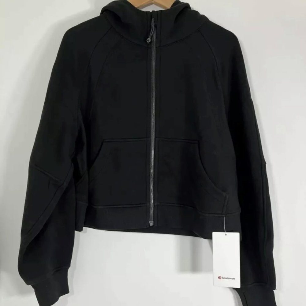 💕NWT Lululemon Oversized Full Zip Size M/L Black BLK - Picture 5 of 5